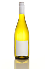 Image showing white wine bottle