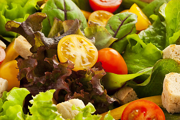 Image showing Green salad close up