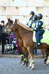 Image showing HELSINKI, FINLAND - NOVEMBER 20: Traditional Christmas Street op