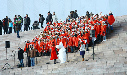 Image showing al Christmas Street opening in Helsinki 