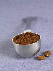 Image showing spoon full of caffee