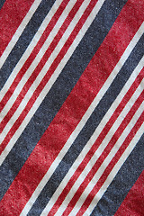 Image showing cotton with red, blue and white stripes