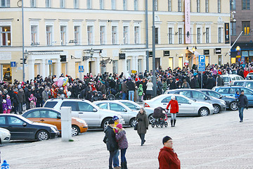 Image showing Christmas Street opening in Helsinki 