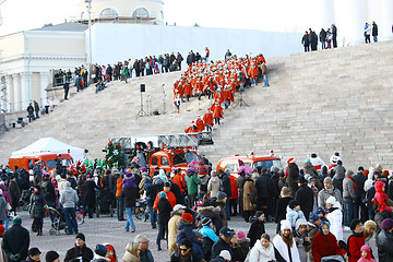 Image showing HELSINKI, FINLAND - NOVEMBER 20: Traditional Christmas Street op