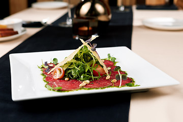 Image showing Beef carpaccio