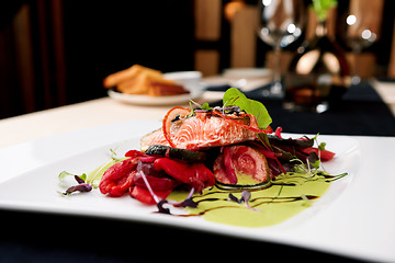 Image showing Smoked trout