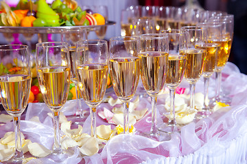 Image showing glasses of champagne