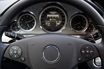 Image showing Modern car dashboard