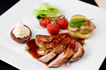 Image showing Roasted duck