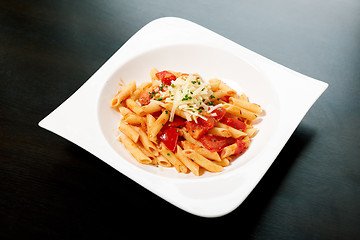 Image showing Pasta with sauce