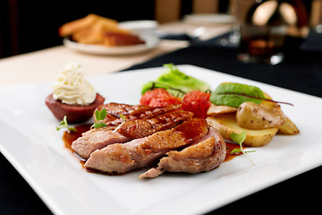 Image showing Roasted duck