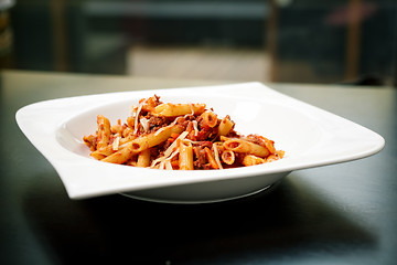 Image showing Pasta with sauce