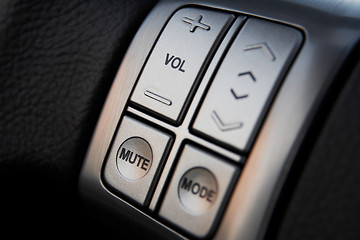 Image showing Car audio control buttons