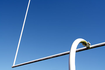 Image showing Football goal post