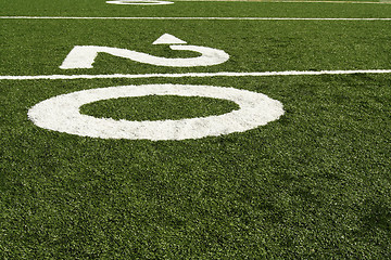 Image showing Twenty yard line