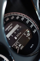 Image showing Fast car speedometer