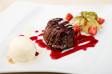 Image showing Chocolate fondant