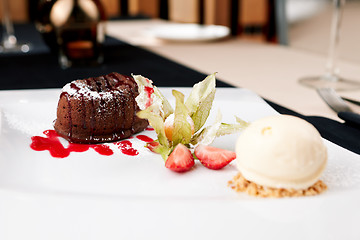 Image showing Chocolate fondant