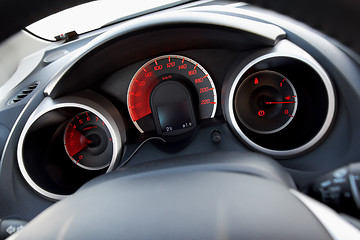 Image showing Modern car dashboard