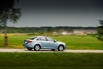 Image showing Car driving fast