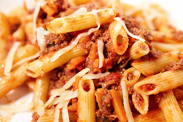 Image showing Pasta with sauce