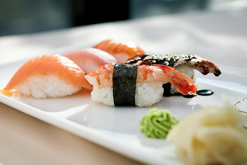 Image showing Sushi set