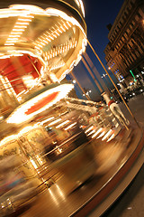 Image showing classical french carousel