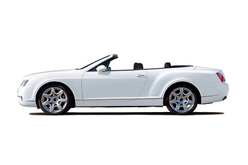 Image showing White cabriolet