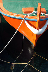 Image showing orange boat