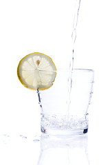 Image showing Glass of lemonade