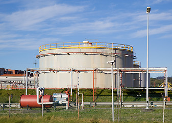 Image showing oil tank refinery
