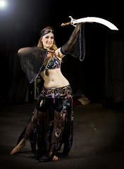 Image showing oriental woman dancer