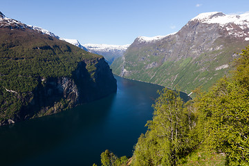 Image showing Geiranger fjord