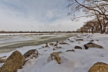 Image showing Frozen lake