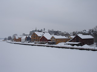 Image showing Tønsberg by winter