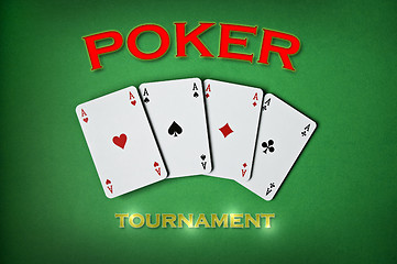 Image showing Poker tournament