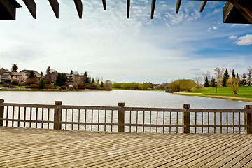 Image showing View from the deck