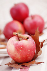 Image showing apple with cinnamon