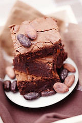 Image showing delicious brownie 