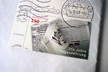 Image showing german stamp