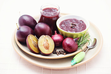 Image showing plum chutney