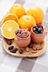 Image showing cocoa and orange