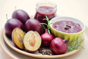 Image showing plum chutney