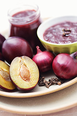 Image showing plum chutney