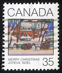 Image showing Christmas stamp