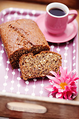 Image showing banana cake