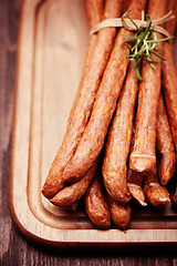 Image showing sausages