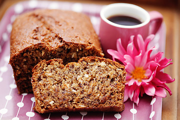 Image showing banana cake