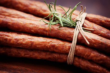 Image showing sausages