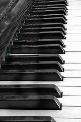 Image showing piano key